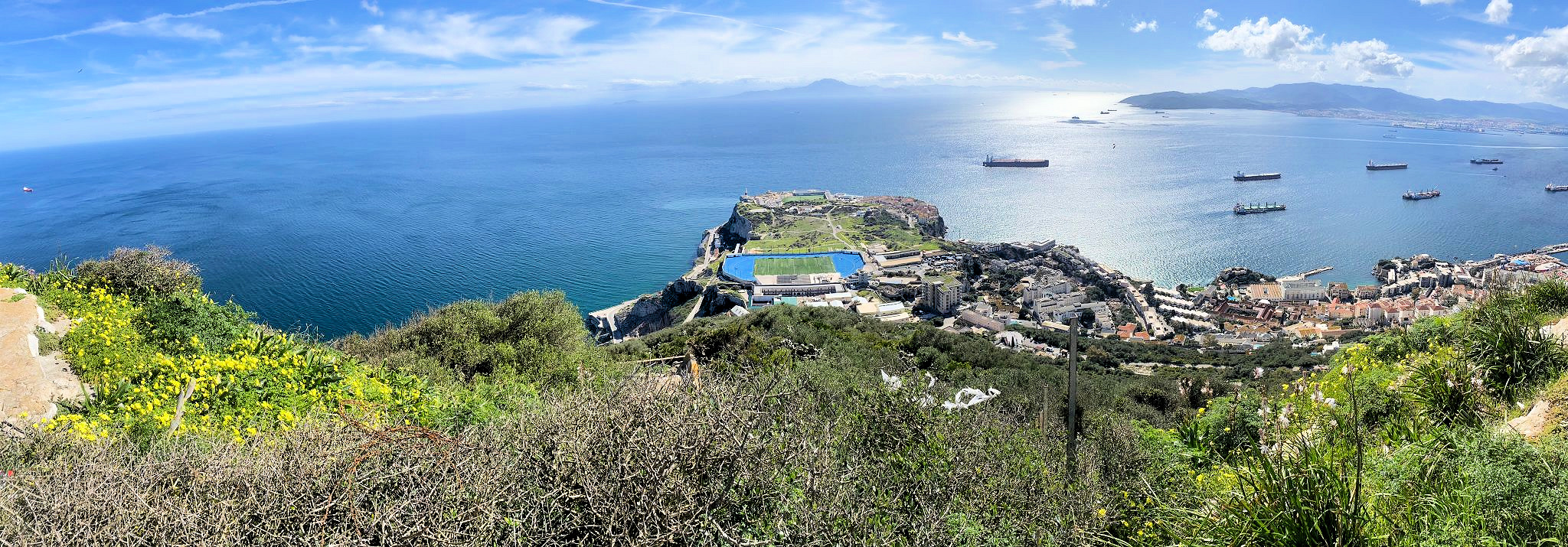 View from Pillars of Hercules - Gibraltar Shore Excursion